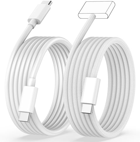 USB C auf Magnetic 3 Kabel 140W(2.0M Schnelllade), PD Schnellladekabel USB C auf USB C Kabel für iPhone 17 16 15 Pro Max, Mac book Air M2 M3 M4 M5, 2023/2022, Mac Book Pro 2023(M2,14/16inch)/2021 (M1)