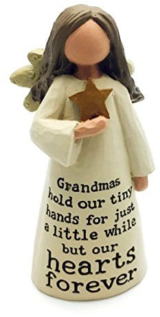 Beautiful Crafted Grandma Angel Sentiment Decoration Gift