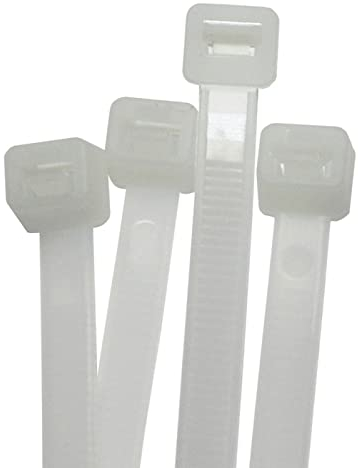 Lumonic 100x Kabelbinder 550 x 7,6mm I Weisse Kabelbinder in Industriequalität I Kabelbinder UV beständig, Kabelbinder wetterfest, Kabelbinder weiss