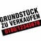 Banner Grundstück zu ver kaufen mit Ihrem Wunschdruck Text Telefonnummer 2x1m LKW Plane 510g