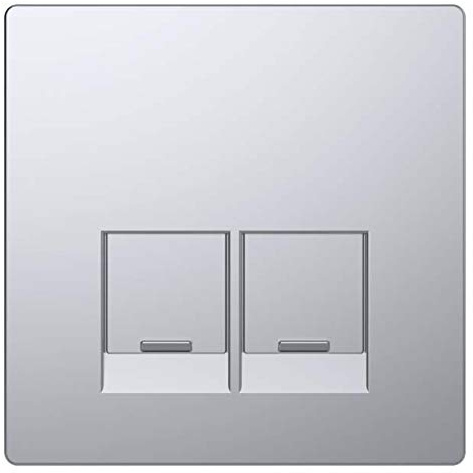 Merten MEG4572-6036 | Zentralplatte für UAE Einsatz | 71 x 71 x 23mm - Edelstahl | Made in Germany