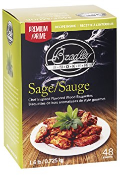 Bradley Smoker Sage Saveur Bisquette (Lot de 48)