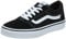 Vans Ward Suede/canvas - Scarpe da Ginnastica Basse Unisex Bambini, Nero ((Suede/Canvas) Black/White Iju)