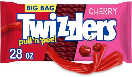 Cherry Chewy, Low Fat Snack Chewy Candy Big Bag, 28 oz