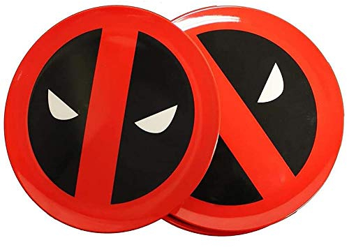Funko DP03894 Star Wars Deadpool Round Icons Plate Set, Melamine, Multi-Colour, 21 x 21 x 2 cm