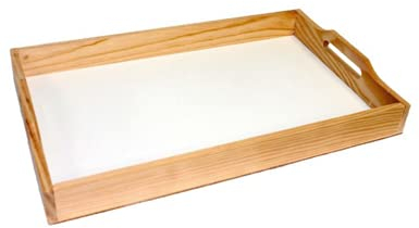 Bandeja de Madera con Asas 40 x 25 x 4 cm
