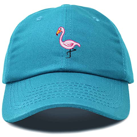 DALIX Flamingo Hat Damen Baseball Cap, Blaugrün/Ein Hauch von Paradies (Trace of Paradise), Einheitsgröße