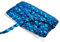 Yalulu 10 Meter Glänzendes Geflochten Zierband Paillettenband Glitzer Borte aus Dekoband Zierband Geschenkband Bortenband Kordelband Nähen DIY Handwerk Bastelprojekte (Blau)