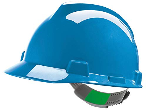 MSA V-Gard Hard Hat Safety Helmet 6 Colours MSAGV Colour=Blue