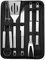 Haplws Set di Strumenti per Barbecue Set di Utensili per Barbecue in Acciaio Inossidabile Kit di Utensili per grigliate Portatili Oxford Borsa Accessori per Barbecue