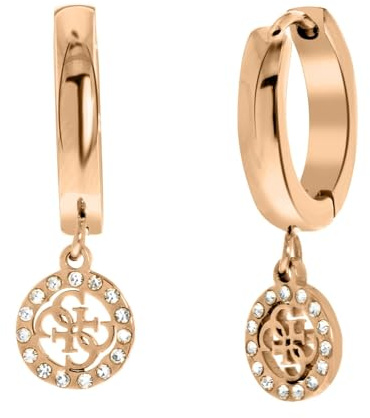 Lucardi - Damen Ohrringe mit Plattierung - Schmuck - Geschenke für Frauen - Silber