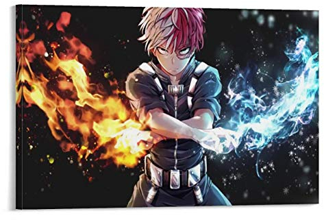 tongton Boku No Hero Academia Gif Poster, dekoratives Gemälde, Leinwand, Wandkunst, Wohnzimmer, Poster, Schlafzimmer, Malerei, 20 x 30 cm