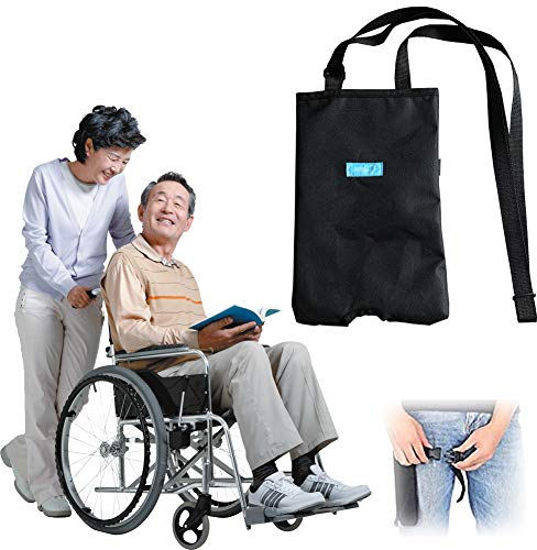 Enwepoeo wasserdichte Katheter-Tasche, Urinkatheter Leg Support Kit mit Verstellbarem Schultergurt, Kann Gewaschen und Wiederverwendet Werden für Home Reise Rollstuhl Bed, 2000ml,A,2000 ml