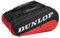 Dunlop Sports Unisex-Erwachsene 2021 CX-Performance 12-Racket Thermo Tennistasche, schwarz/red, 12-Pack
