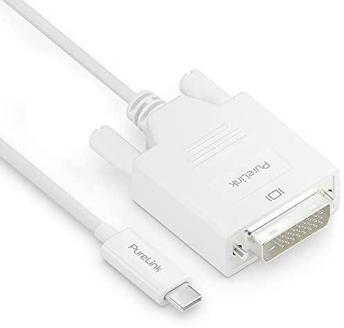 PureLink Cavo da Mini DisplayPort a DVI – 1920 x 1200 – WUXGA – (DVI-D Single Link) – 4,95 Gbps, 1,50 m, bianco