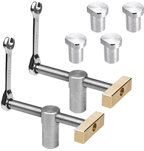 Holzbearbeitungstisch Werkbank Hilfswerkzeug, Schreibtisch-Clip, schnell fixierte Klemme, Messingbefestigung, Schraubstock, DIY-Positionierbank, Hobelanschlag, Lochplanung, Stopp, Bank (20 mm)