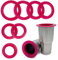SENPIN Tumbler Shields for Epoxy Resin Cup Turner Silicone Accessories Tumbler Making Supplies Paint Spray Shield 7 Sizes