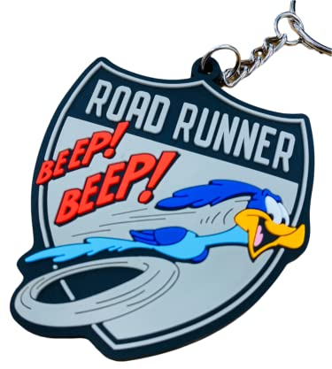 Stickerverticker ROAD RUNNER Schlüsselanhänger 3D Keychain Oldschool Gummi Porn Fun Spaß Geschenk