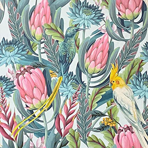 Arthouse 297905 Rainforest Escape Wallpaper Green / Pink