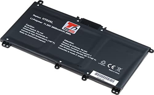 T6 Power Batterie pour Hewlett Packard 250 G7, Li-Poly, 3600 mAh (41 Wh), 11,55 V