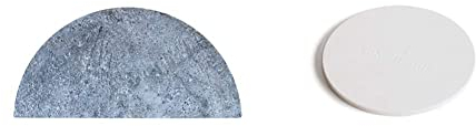 KamadoJoe KJ-HCGSSTONE, Halbmond Speckstein Kochfläche Grillzubehör Kompatibel mit Kamado Joe Classic I, II, III & Pizzastein Classic