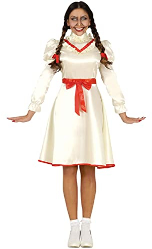 Verfluchte Horror Puppe Halloween Kostüm für Damen L