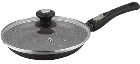 METTMANN PROFESSIONEL - Poêle 20 cm - Manche Amovible - Fonte d'Aluminium - Revêtement Type Pierre - Tous Feux dont Induction - Sans PFOA (20CM)