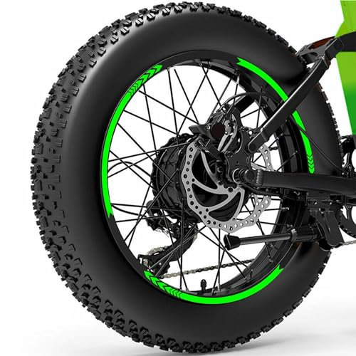 Komplettes Aufkleber-Set für Fatbikes Fatbike MTB 20-26-29 Zoll (20-26-29 Zoll), Rad für Mountainbikes, wählen Sie Farbe Code 2047 (29 Zoll, 069 Neongrün)