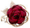 Broche en forme de rose en cristal avec perles et strass vintage pour manteau, costume, jupe, accessoires pour femmes et filles, Fausse perle Strass
