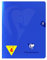 Clairefontaine 322751AMZC Un lot de 4 Cahiers Agrafés Mimesys - 17x22 cm - 48 Pages Grands Carreaux - Papier Blanc 90 g - Couverture Polypro - Couleur : Bleu Marine