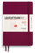LEUCHTTURM1917 370749 Wochenkalender & Notizbuch Medium (A5) 2025, Softcover, Port Red, Englisch