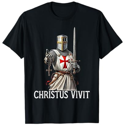 Katholischer Tempelritter Lateinischer Kreuzritter Kreuz T-Shirt