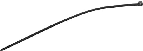 HOMEDEK 100 Stueck 150 x 1.8mm Elektrischer Nylon Befestigung Kabelbinder - Schwarz