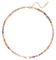 Aleasha Rosa Perlenkette Damen Boho Edelstein Kette süßwasserperlen Strand Halskette Edelstahl Handgefertigte Schmuck 38+5cm