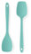 U-Taste Spatule en silicone: cuillère de cuisine sans couture résistante à la chaleur 315 ℃, grattoir antiadhésif et bord flexible pour gratter, remuer, plier, retourner, servir (2 pièces, Aqua Sky)