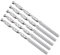 METALLIXITY Drill Bit (3.5mm) 5Pcs, 4241 High-Speed Steel Straight Shank 118° Uncoated Bright Finish Drill Bit for Wood Plastic Iron Copper Aluminum Low Soft Metal