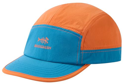Bassdash Ultra-Light UPF 50+ Baseball Cap Unisex Baseballkappe Unstrukturierte Schnelle Trockene Falthutverstellbare Outdoor-Aktivitäten für Männer und Frauen