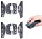 2 Stück Mouse Grip Tape für Logitech G Pro X Superlight/2, Maus Griptape für Logitech G Pro, Mouse Griptape Gaming Mouse Ultrathin Schweißabsorbierend rutschfest Selbstklebend