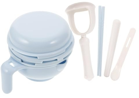 Kisangel Portable Baby Food Maker and Steamer Pp Baby Food Grinder Safe Detachable Design for Parents Making Fruit and Vegetable Puree at Home