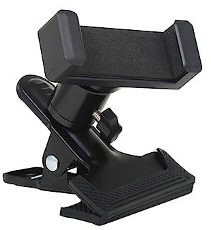 GIWFBQTR Gitarren-Handyhalterung, Drehbarer Notenständer, ABS-Gitarrenständer, Live-Video-Handyhalterung, Musikinstrumentenzubehör