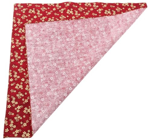Quadratisch Japanisches Rot Einwickeltuch 70cm Baumwoll für Boxen