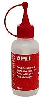 APLI – Set di 6 bottiglie di colla silicone 100 ML