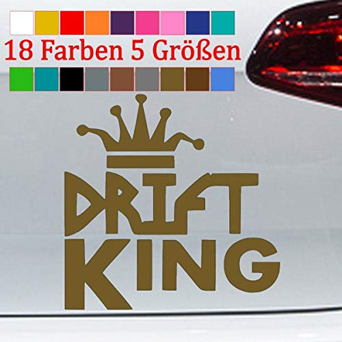 Drift King Car Aufkleber Auto FAF Tuning Slide JDM OEM Sticker 18 Farben 5 Größe