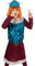 Maskworld Wickie der schlaue Wikinger-Junge - Kinder-Kostüm 4-teilig (122-128)