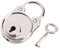 JENOR New Bear Mini cadenas vintage style ancien avec clé