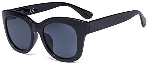 Eyekepper Übergroß Brille - Retro Brillen für Frauen - Graue Glas