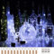 Unihoh Wine Bottle Lights with Cork, [12 Pack] 2M 20 LEDs Fairy Lights Battery Operated with Copper Wire String Lights for DIY Party Christmas Holiday Wedding Indoor Outdoor Decoration - Cool White