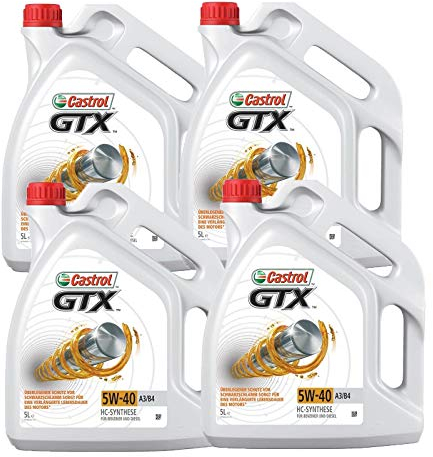 CASTROL 20 L GTX 5W-40 A3/B4
