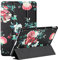 MadBee Tavoletta Custodia per Lenovo Tab P11/J606F, Ultra Sottile e Leggera Tri-Fold Stand Cover Cover Custodia in Pelle Protective Case [Auto Sveglia/Sonno] (Fiore)