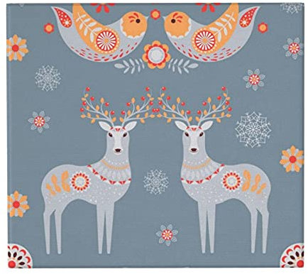 Alfombrillas para secar Platos, Escurridor de Platos Absorbente de Invierno nórdico Alfombrilla para Fregadero Alfombrilla 41X46 CM